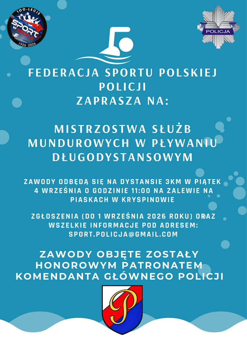 plakat zawodów - treść plakatu we artykule