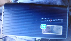 Małe radio koloru czarnego