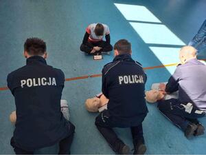 Policjanci podczas szkolenia