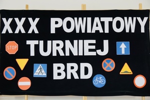 1. zdjęcie gazetki z napisem 30 powiatowy turniej brd