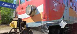 KPP Oświęcim. Kolizja Bulowice  pociąg