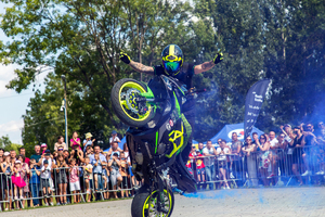 Marcin Czerwiński na motorze