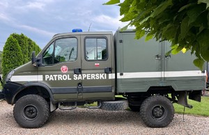 KPP Oświęcim. Kęty Samochód patrolu  saperskiego  (2)