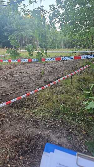 Teren na którym doszło do zdarzenia