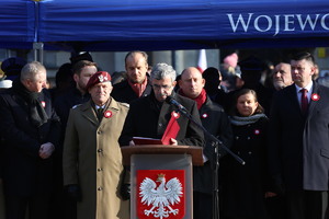 Uroczyste przemówienie wojewody