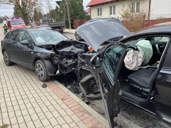 5. czołowe zderzenie dwóch pojazdów