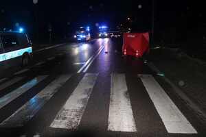 2. Miejsce wypadu drogowego ze skutkiem śmiertelnym w Skrzyszowie