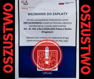 kod qr mandat falszywy