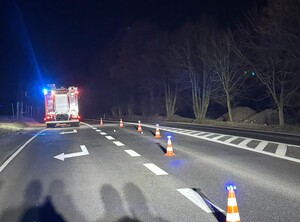 Przeciszów miejsce w którym doszło do wypadku śmiertelnego 25.12.2024