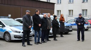 Przekazanie nowych radiowozów