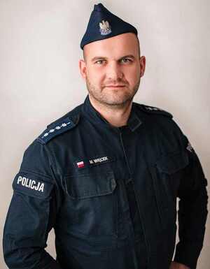 zdjęcie aspiranta sztabowego Mariusza Więcka