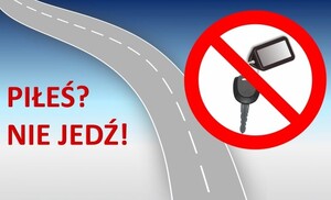 plakat piłeś nie jedź