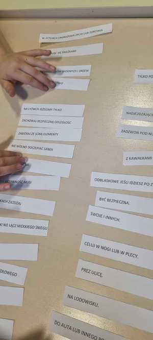 układanka zdań dla dzieci