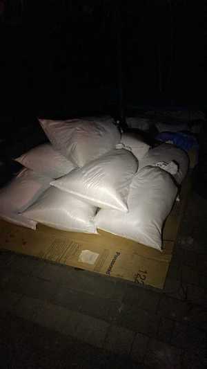 Zabezpieczone worki z krajanką tytoniową