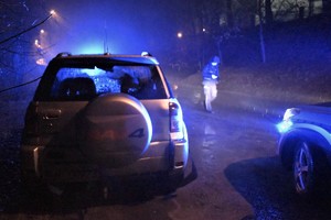 osobowa toyota którą poruszał się nietrzeźwy kierujący