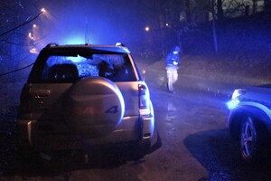 osobowa toyota którą poruszał się nietrzeźwy kierujący