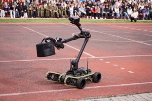 robot podczas pokazów