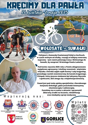 Plakat promujący akcję charytatywną