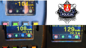 mierniki prędkości z odczytami