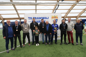 Zdjęcie policyjnej drużyny piłkarskiej