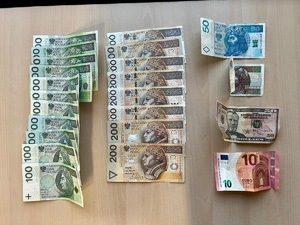 zabezpieczone banknoty