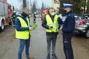 policyjny profilaktyk udziela wywiadu