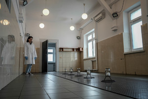 pomieszczenie do szkolenia psów na zapachy