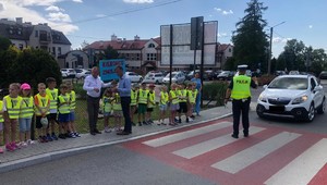 Uczestnicy akcji Kierowco proszę zwolnij