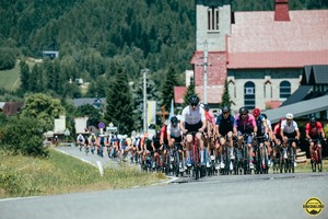 kolarze jadacy droga