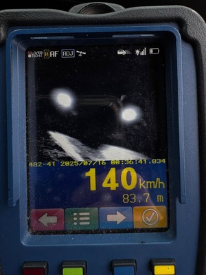 przekroczenie prędkości