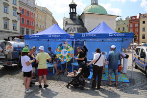 stoiska profilaktyczne z uczestnikami