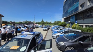 samochody przygotowane do zabezpieczenia przed komendą