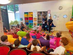 policjantki podczas prelekcji