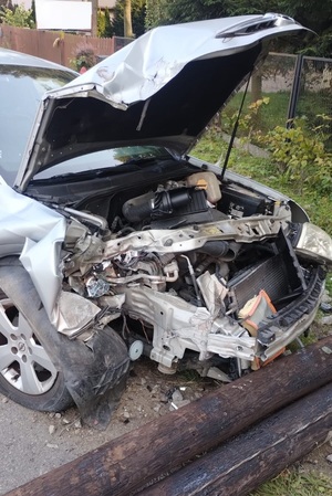 Zdarzenie drogowe Brzeszcze 16.08