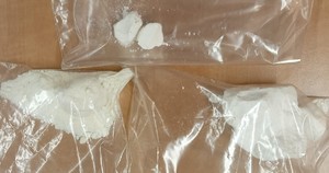 W trzech przeźroczystych woreczkach zabezpieczona amfetamina