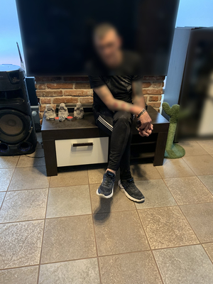 zatrzymany mężczyzna