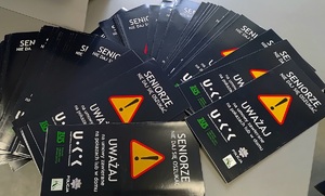 Ulotki informacyjne Seniorze nie daj się oszukać