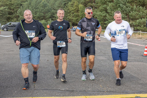 komendant kudela w trakcie biegu