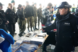 stoisko wydziału prewencji