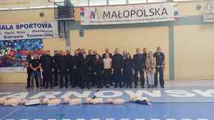 Delagacja policjantów podczas Bicia rekordu w RKO