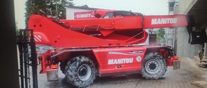 zabezpieczona maszyna budowlana