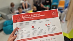 Ulotka Dziecinstwo bez przemocy