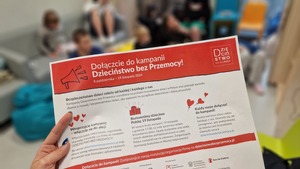 Ulotka Dziecinstwo bez przemocy