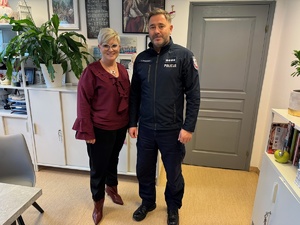 I Zastępca Komendanta KMP Kraków i Dyrektorka Wydziału Edukacji UM Krakowa