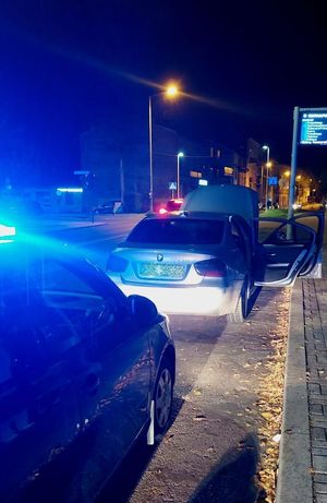 zatrzymany samochód