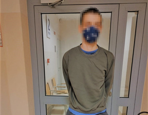 zatrzymany mężczyzna