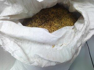 worek z krajanką tytoniu