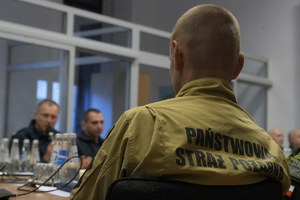 przedstawiciel straży pożarnej