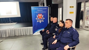 Uczestnicy debaty społecznej z ramienia policji