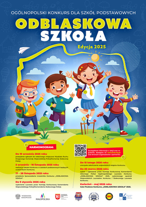Plakat Odblaskowa Szkoła 2025